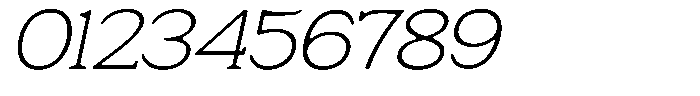 Fendrok Smooth Extra Light Slant Expa Font OTHER CHARS