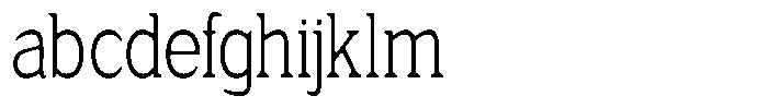 Fendrok Smooth Light Condensed FONT