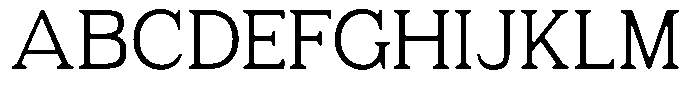 Fendrok Smooth Light Semi Expanded Font UPPERCASE