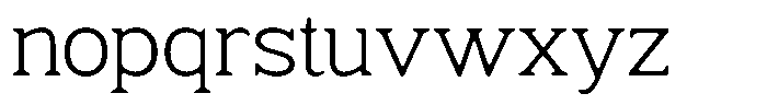 Fendrok Smooth Light Semi Expanded Font LOWERCASE
