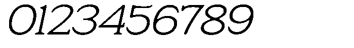 Fendrok Smooth Light Slant Expanded Font OTHER CHARS