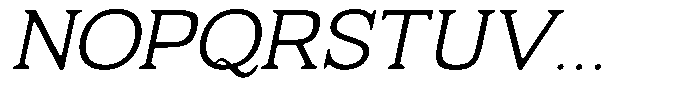Fendrok Smooth Light Slant Expanded Font UPPERCASE