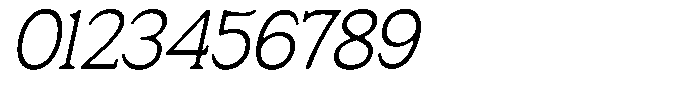 Fendrok Smooth Light Slant Semi Conde Font OTHER CHARS