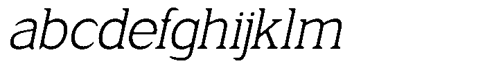 Fendrok Smooth Light Slant FONT