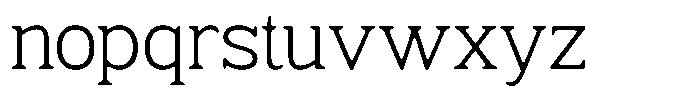Fendrok Smooth Light Font LOWERCASE