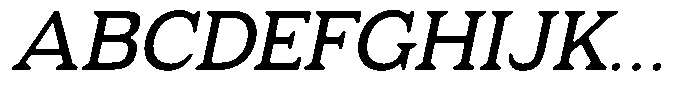 Fendrok Smooth Medium Slant Expan Font UPPERCASE