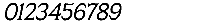 Fendrok Smooth Medium Slant Semi Con Font OTHER CHARS