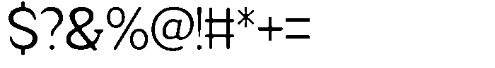 Fendrok Smooth Regular Font OTHER CHARS