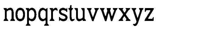 Fendrok Smooth Semi Bold Condensed Font LOWERCASE