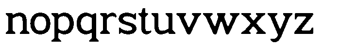 Fendrok Smooth Semi Bold Semi Expan Font LOWERCASE