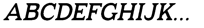 Fendrok Smooth Semi Bold Slan Sem Exp Font UPPERCASE