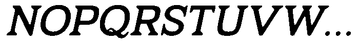 Fendrok Smooth Semi Bold Slan Sem Exp Font UPPERCASE