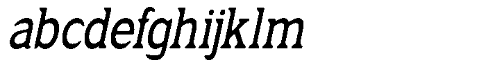Fendrok Smooth Semi Bold Slant Conde FONT
