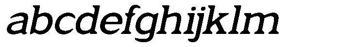 Fendrok Smooth Semi Bold Slant Expan FONT
