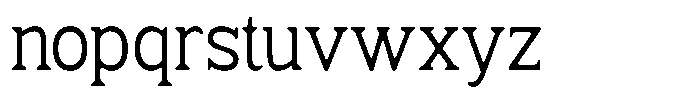 Fendrok Smooth Semi Condensed Font LOWERCASE