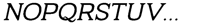Fendrok Smooth Slant Expanded Font UPPERCASE