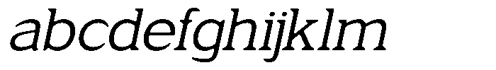 Fendrok Smooth Slant Expanded FONT