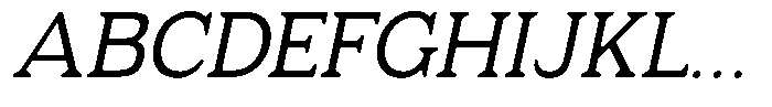 Fendrok Smooth Slant Semi Expanded Font UPPERCASE