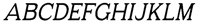 Fendrok Smooth Slant Font UPPERCASE