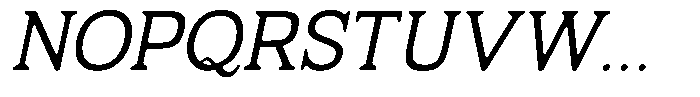 Fendrok Smooth Slant Font UPPERCASE