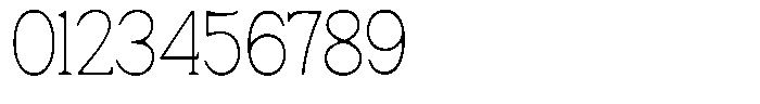 Fendrok Smooth Thin Condensed Font OTHER CHARS