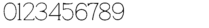 Fendrok Smooth Thin Semi Condensed Font OTHER CHARS
