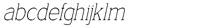 Fendrok Smooth Thin Slant Semi Conde FONT