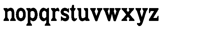 Fendrok Soft Black Condensed Font LOWERCASE