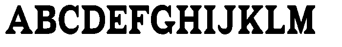 Fendrok Soft Black Semi Condensed Font UPPERCASE