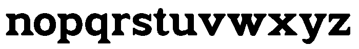 Fendrok Soft Black Semi Expanded Font LOWERCASE