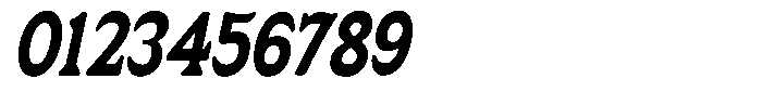 Fendrok Soft Black Slant Condensed Font OTHER CHARS