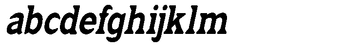 Fendrok Soft Black Slant Condensed FONT