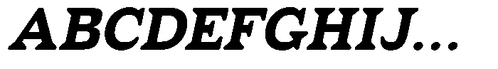 Fendrok Soft Black Slant Expanded Font UPPERCASE