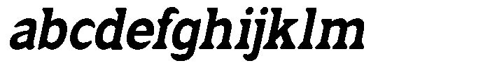 Fendrok Soft Black Slant Semi Conde FONT