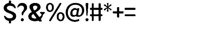Fendrok Soft Bold Font OTHER CHARS