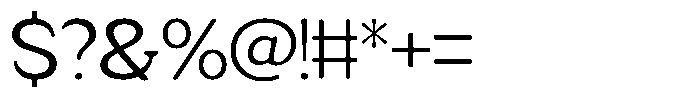 Fendrok Soft Expanded Font OTHER CHARS