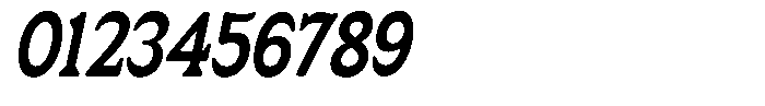 Fendrok Soft Extra Bold Slant Conde Font OTHER CHARS
