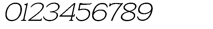 Fendrok Soft Extra Light Slant Expan Font OTHER CHARS