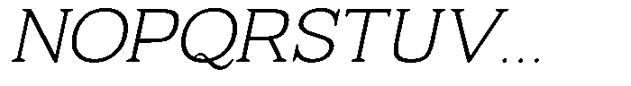 Fendrok Soft Extra Light Slant Expan Font UPPERCASE