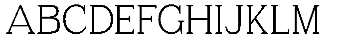 Fendrok Soft Extra Light Font UPPERCASE