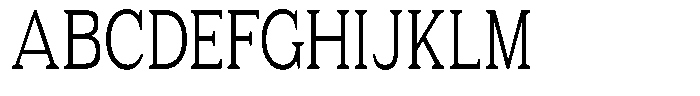 Fendrok Soft Light Condensed Font UPPERCASE