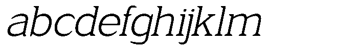 Fendrok Soft Light Slant Semi Expan FONT