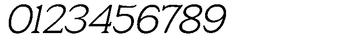 Fendrok Soft Light Slant Font OTHER CHARS