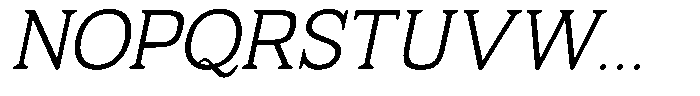 Fendrok Soft Light Slant Font UPPERCASE