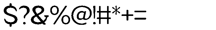 Fendrok Soft Medium Expanded Font OTHER CHARS