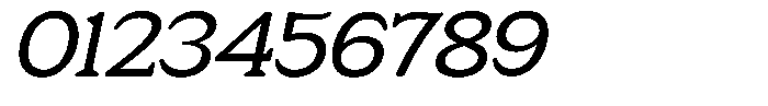 Fendrok Soft Medium Slant Expan Font OTHER CHARS