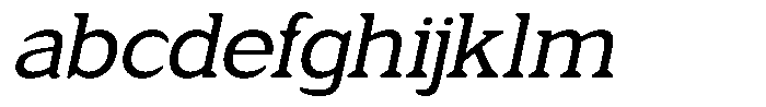 Fendrok Soft Medium Slant Expan FONT
