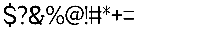 Fendrok Soft Medium Font OTHER CHARS