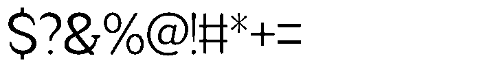 Fendrok Soft Regular Font OTHER CHARS