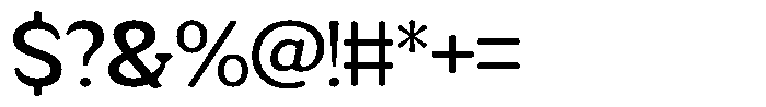 Fendrok Soft Semi Bold Expanded Font OTHER CHARS